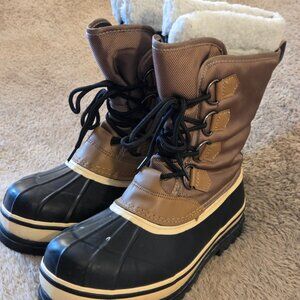 Men’s Winter Snow Boots, Removable Liner, US 9